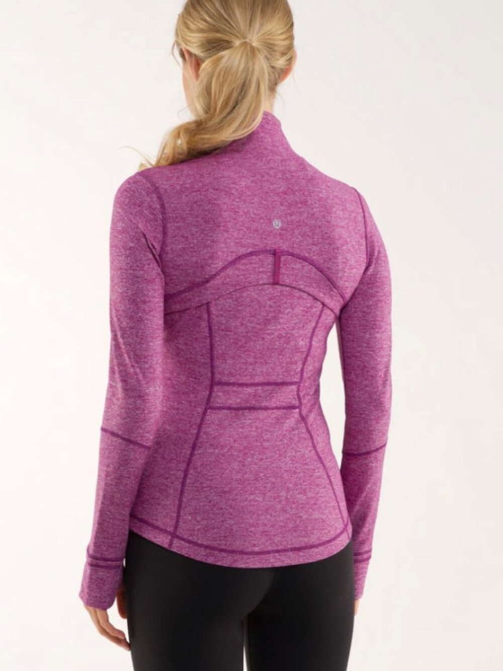Lululemon Define Jacket W4557S Heathered Dew Berry - Size 6